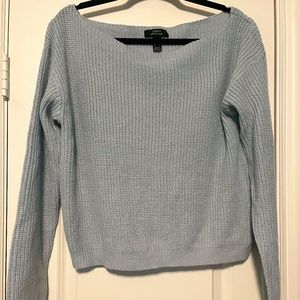 Papaya | Blue Knit Sweater